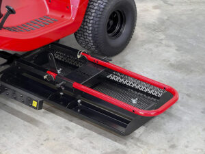 LeaveSweep LS900 Opcionális levélgyűjtő állítható szitával 4-10 mm a levelek és törmelék összegyűjtéséhez.