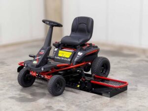 LLeaveSweep LS900 Két opcionális levélsöprő a levelek és a törmelék összegyűjtéséhez, 4-10 mm-es állítható szitával.